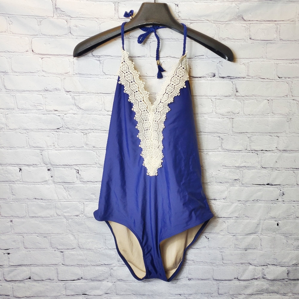 Deep-V Crochet One Piece
